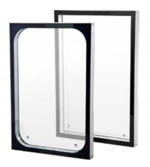 Central-mounted hollow window
