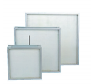 High-efficiency air filter without partition