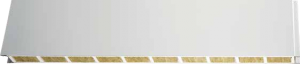 Glass magnesium rock wool purification board