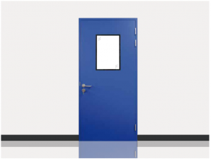 Steel clean door