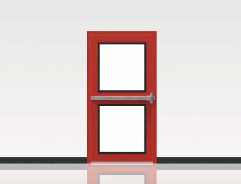Safety escape door