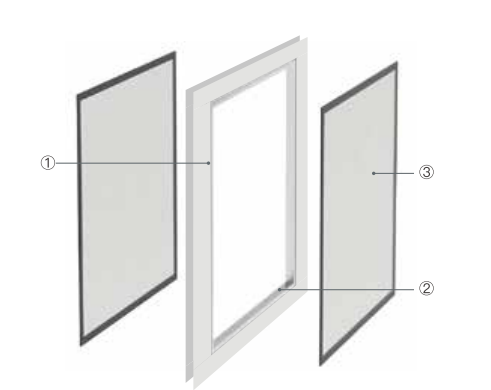 Wafer type hollow window