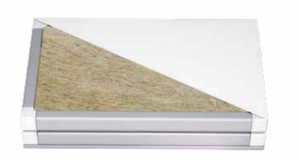 Rock wool purification board
