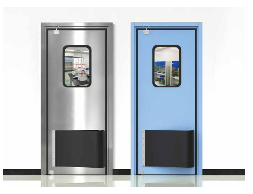 Free anti-collision steel door